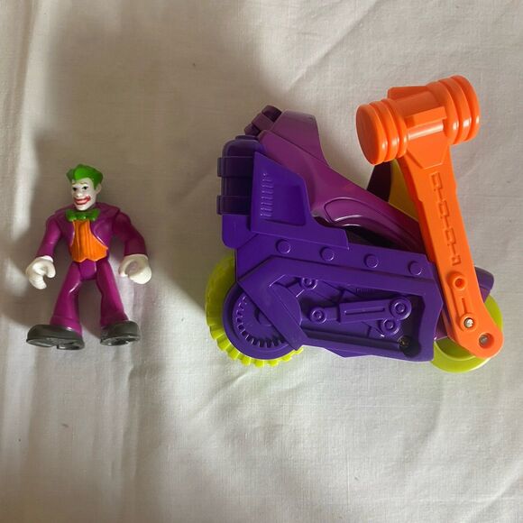Joker Action Figure And Bike With Hammer - Picture 1 of 8